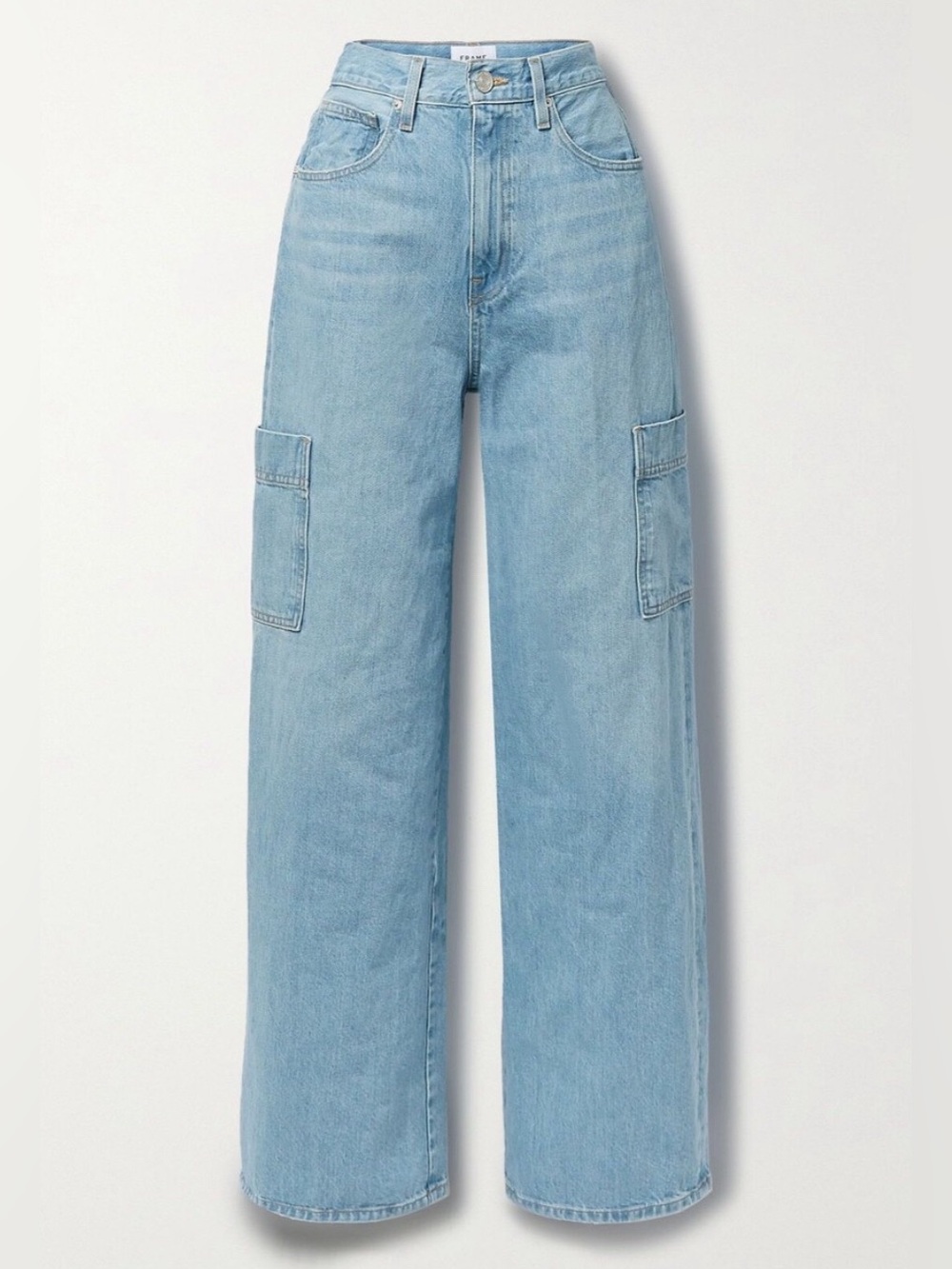 WOMENS FRAME HIGH RISE GENOA 90’s CARGO UTILITY USA MADE JEANS 26 $288